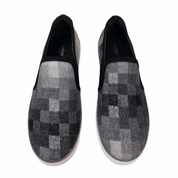 Botkier Harper Slip On Sneaker in Grey Graphic Women's Size 7.5 Medium NEW - Picture 3 of 11